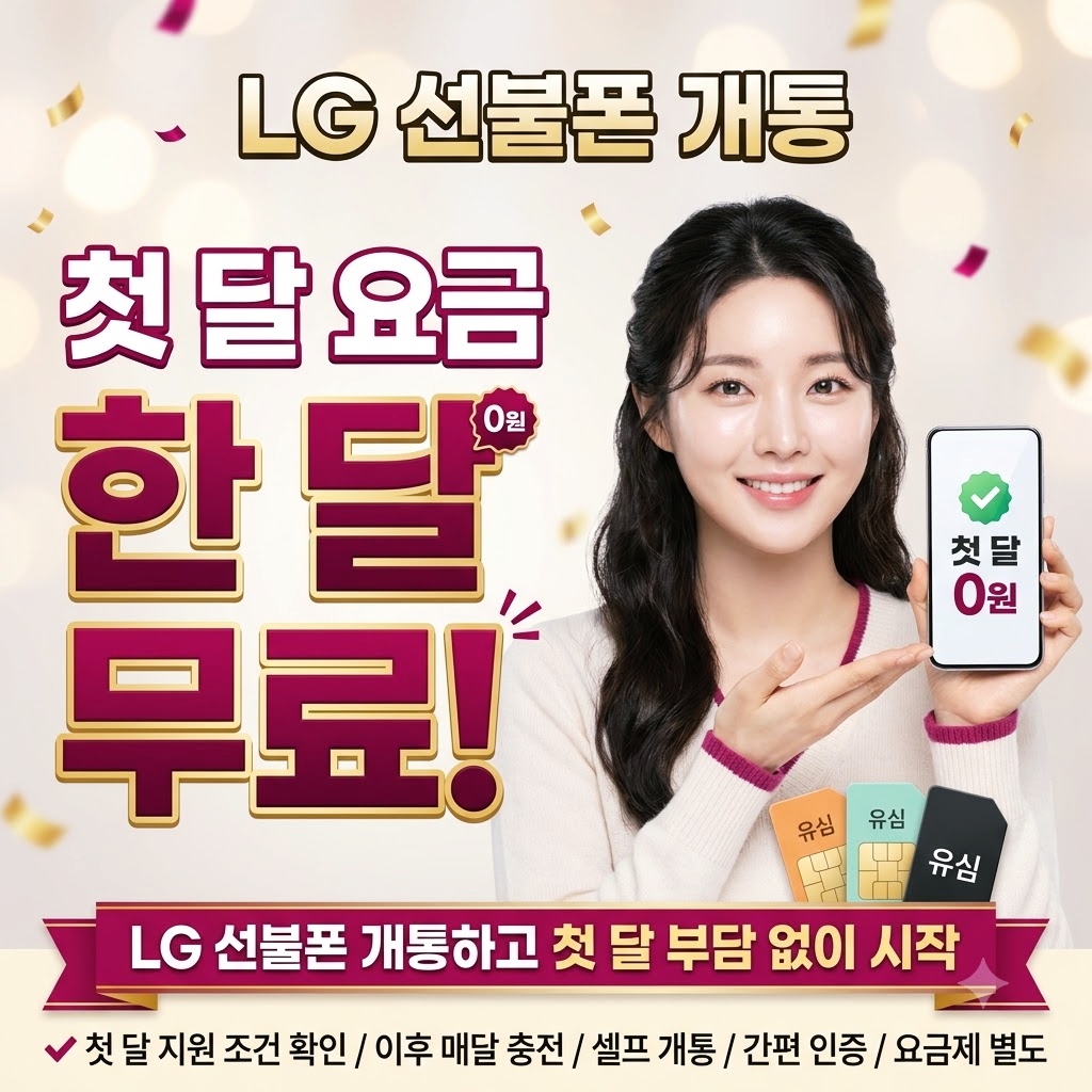 LG선불폰 개통