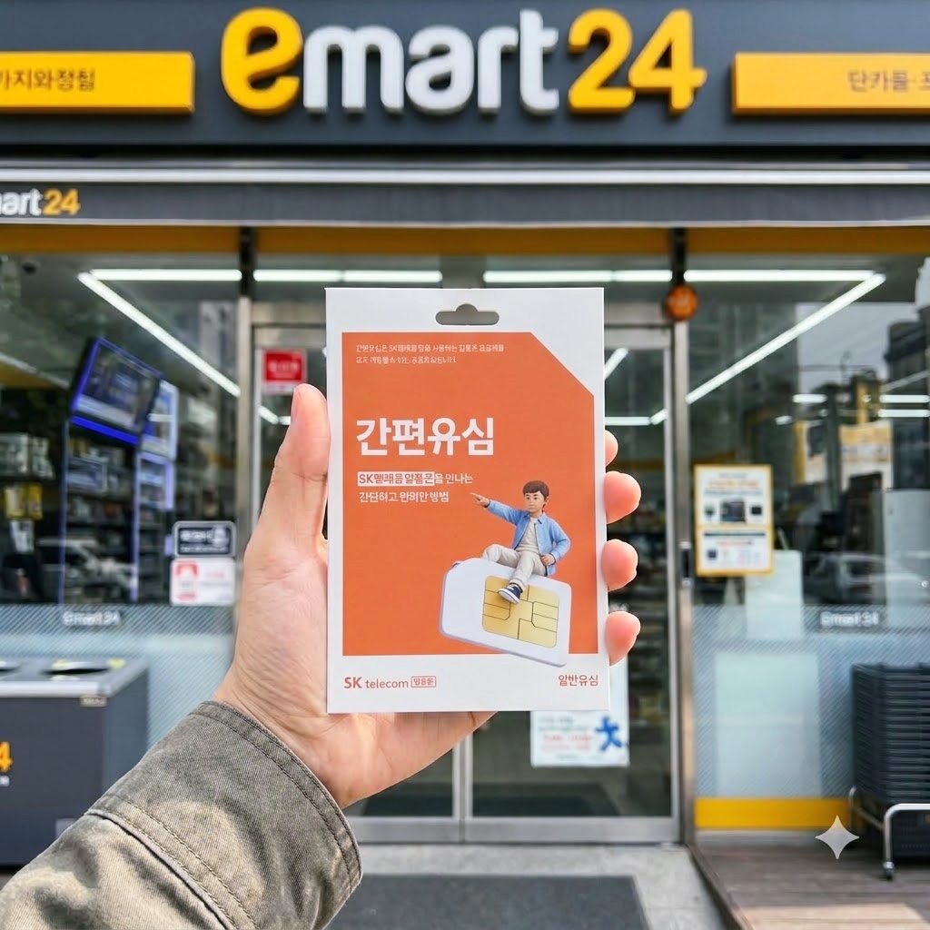 SK 간편유심·KT 바로유심 편의점 구매