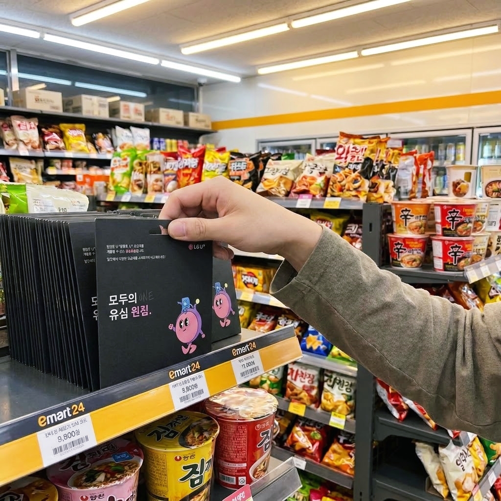 편의점 선불유심 종류와 가격표