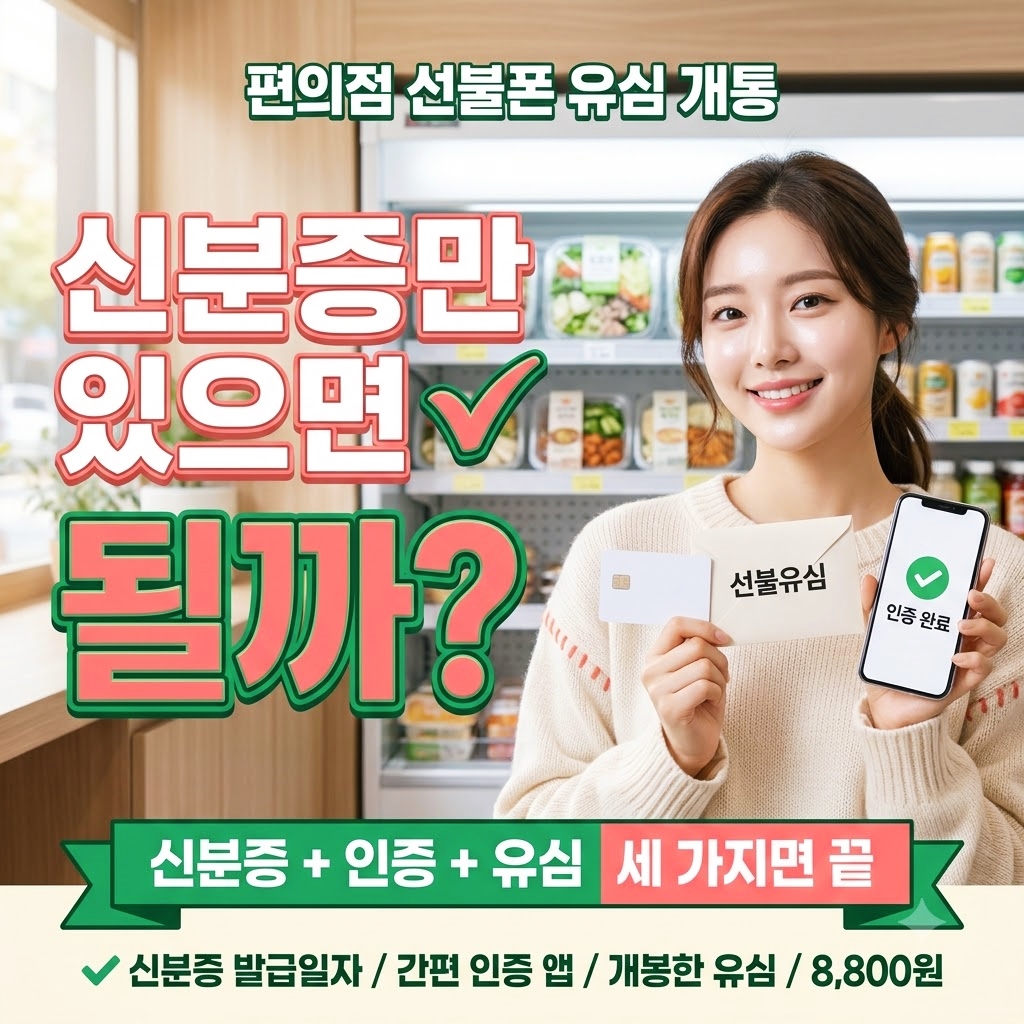 편의점 선불유심 어디서 사나